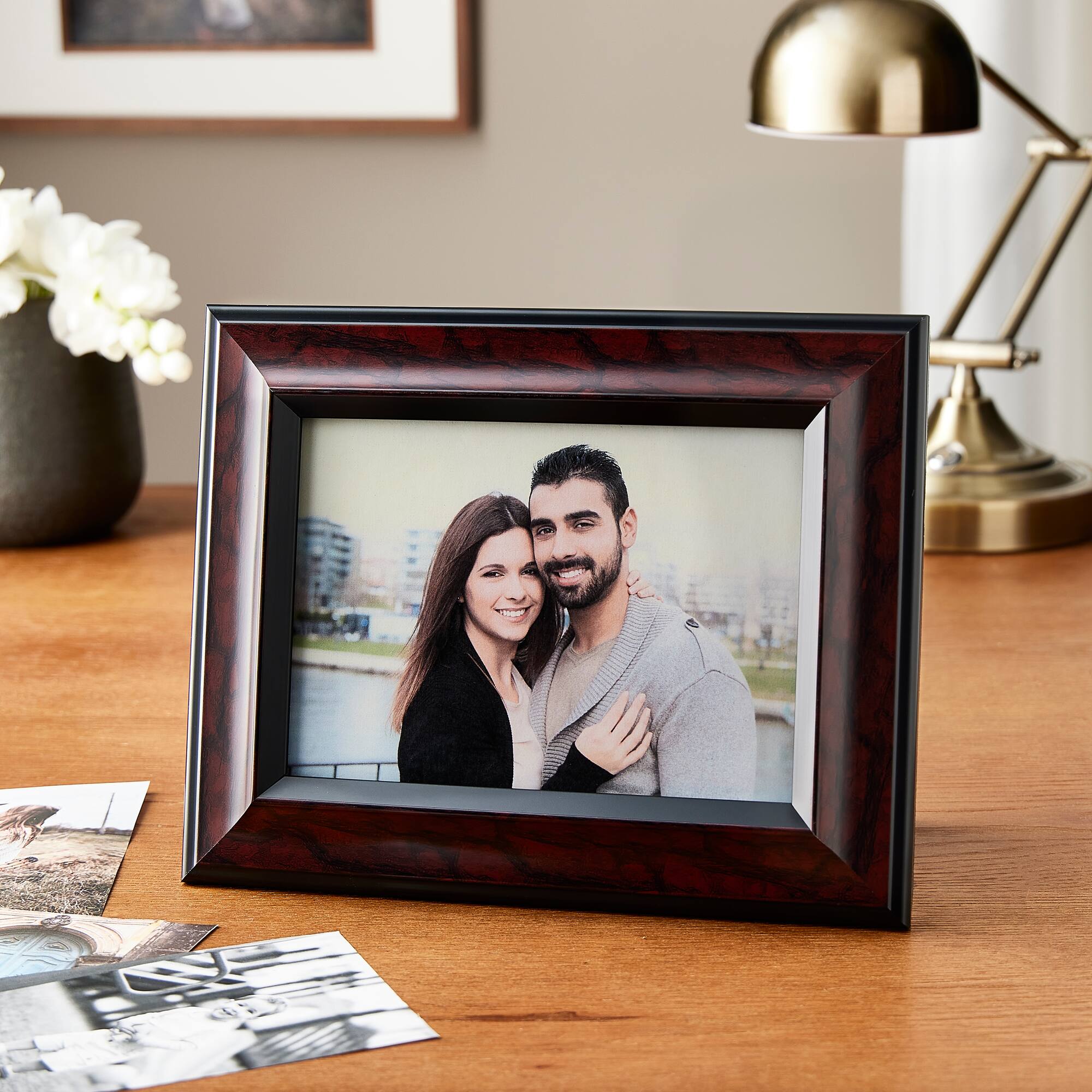 Simply Essentials™ Red Marbled Frame by Studio Décor